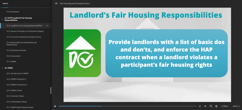 Fair Housing For Housing Choice Online Course