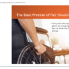 Fair Housing for Maintenance Professionals Online Course